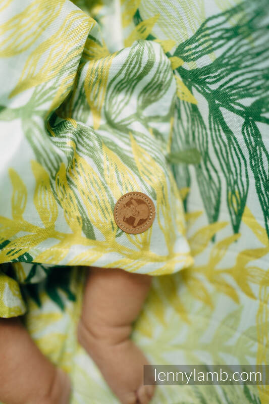 Mulldecke Maxi - RAINFOREST - LIME #babywearing