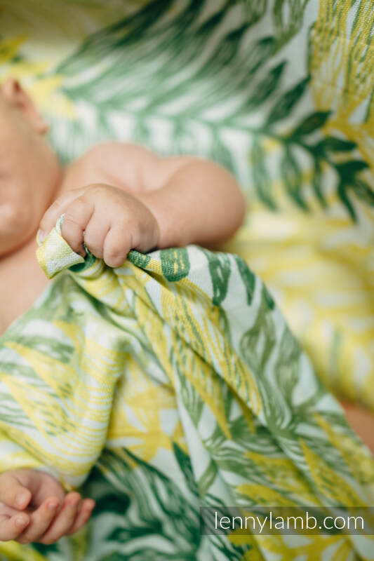 Mullwindel - RAINFOREST - LIME #babywearing