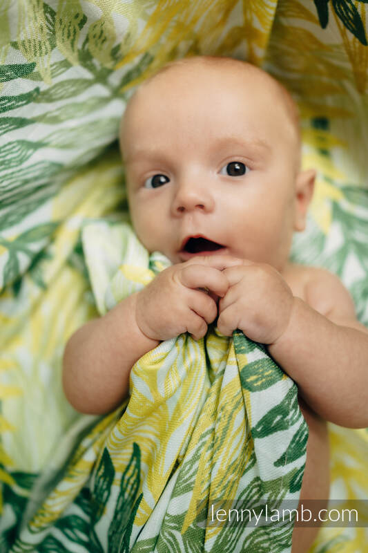 Mulldecke Maxi - RAINFOREST - LIME #babywearing