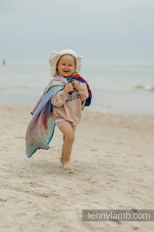Mulldecke Maxi - RAINBOW LOTUS (grad B) #babywearing