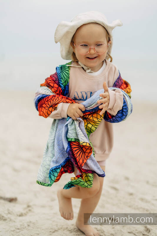 Mulldecke Maxi - RAINBOW LOTUS (grad B) #babywearing