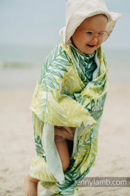 Mulldecke Maxi - RAINFOREST - LIME #babywearing