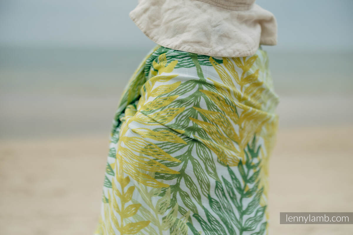Mulldecke Maxi - RAINFOREST - LIME #babywearing