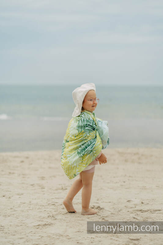 Mulldecke Maxi - RAINFOREST - LIME #babywearing