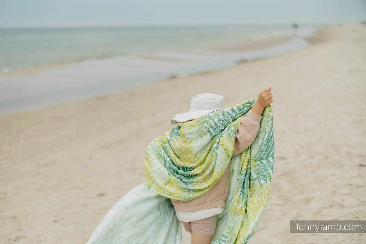 Mulldecke Maxi - RAINFOREST - LIME #babywearing