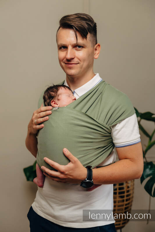 Fular elástico - Sage - talla estándar 5.0 m #babywearing