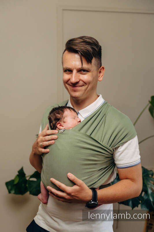 Fular elástico - Sage - talla estándar 5.0 m #babywearing
