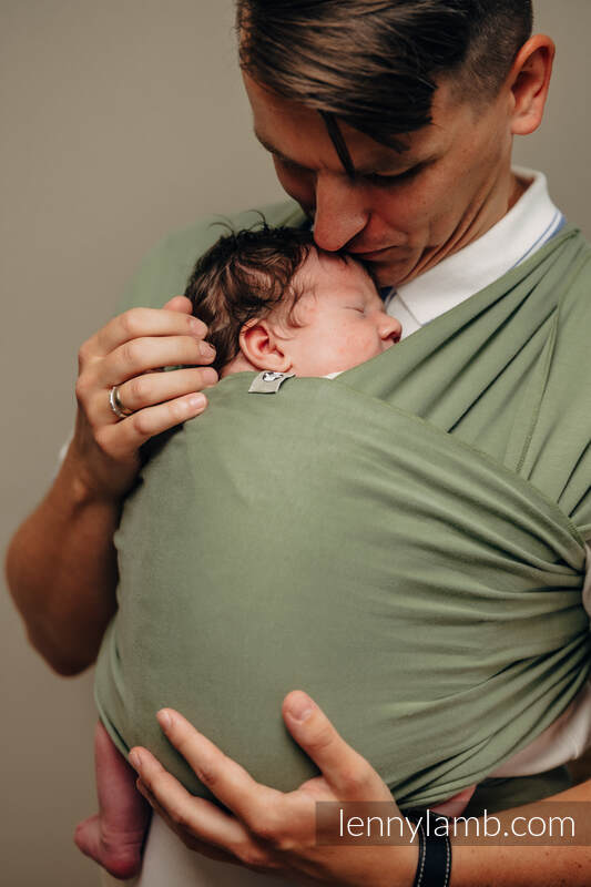 Fular elástico - Sage - talla estándar 5.0 m #babywearing