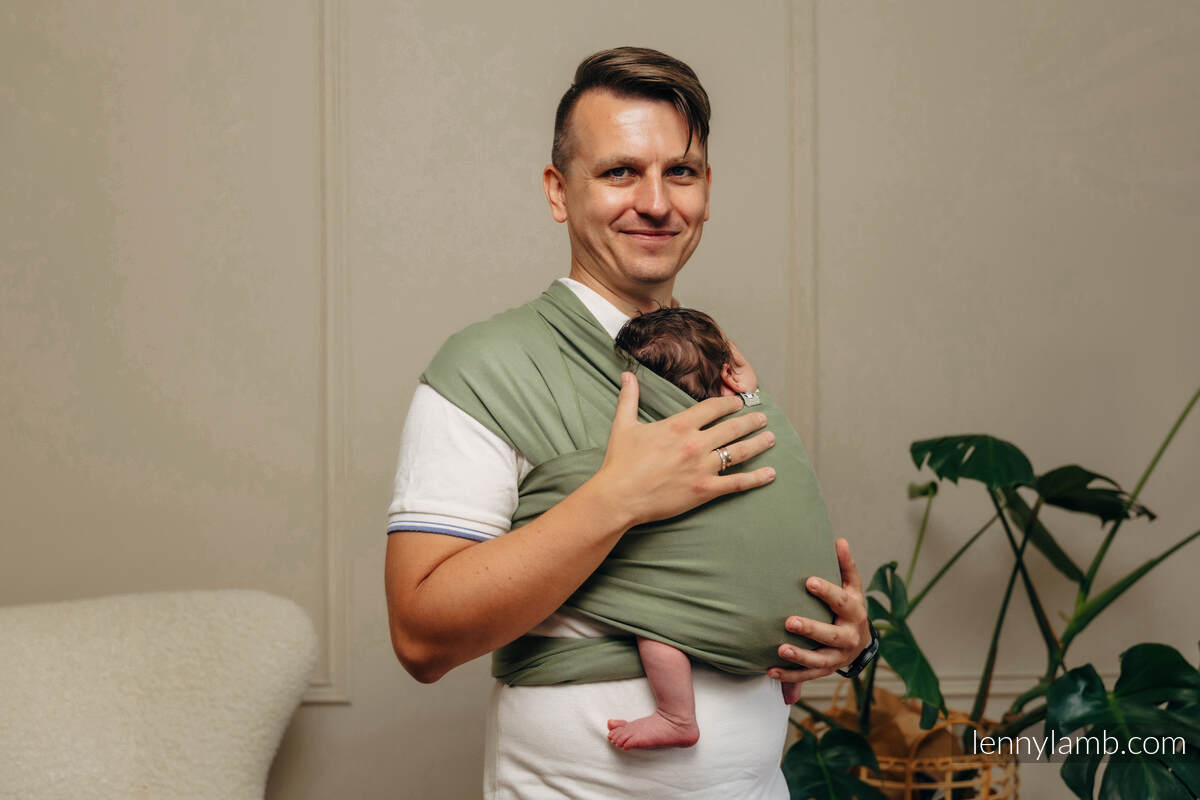 Fular elástico - Sage - talla estándar 5.0 m #babywearing