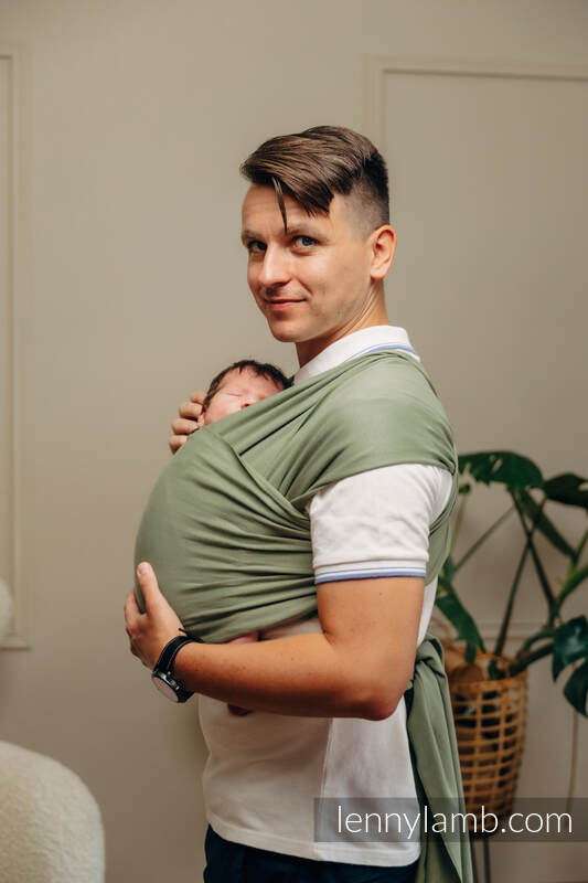 Fular elástico - Sage - talla estándar 5.0 m #babywearing