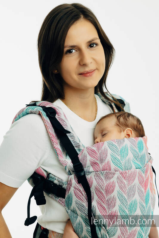 LennyUpGrade PRO Carrier, Standard Size, jacquard weave 100% cotton - TANGLED - PLAIT #babywearing