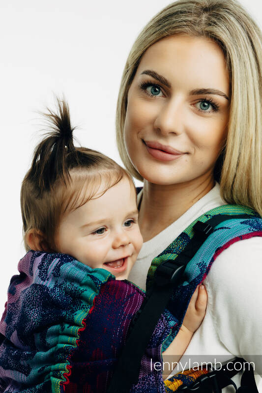 LennyUpGrade PRO Carrier, Standard Size, jacquard weave 100% cotton - JURASSIC PARK - NEW ERA #babywearing