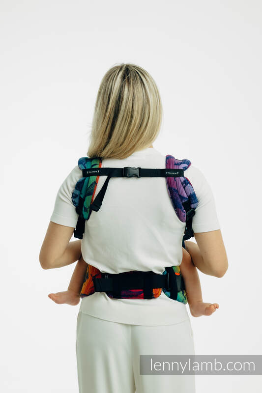 LennyUpGrade PRO Carrier, Standard Size, jacquard weave 100% cotton - JURASSIC PARK - NEW ERA #babywearing