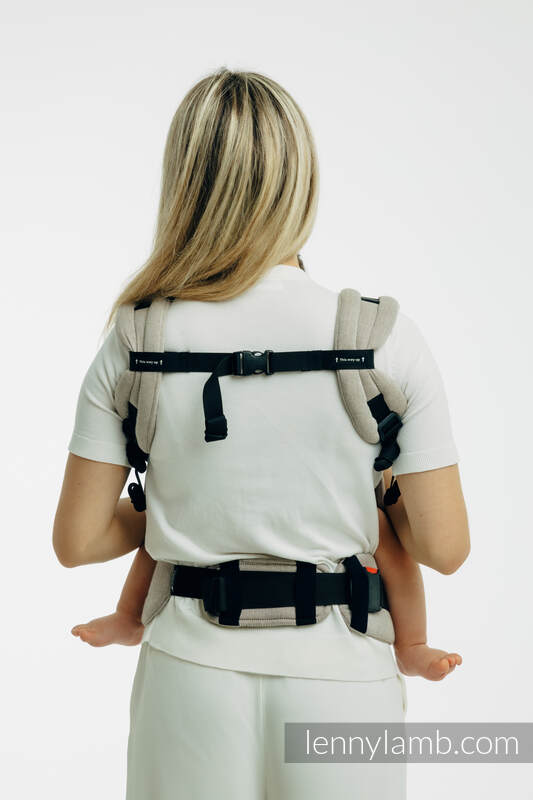 LennyUpGrade PRO - verstelbare draagzak, Maat Standaard, BROKEN TWILL - PEANUT BUTTER  #babywearing