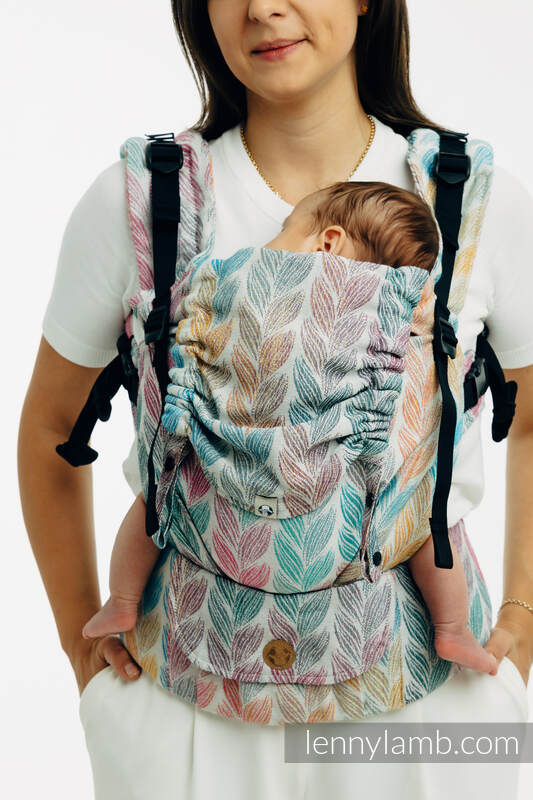 LennyUpGrade PRO Carrier, Standard Size, jacquard weave 100% cotton - TANGLED - PLAIT #babywearing
