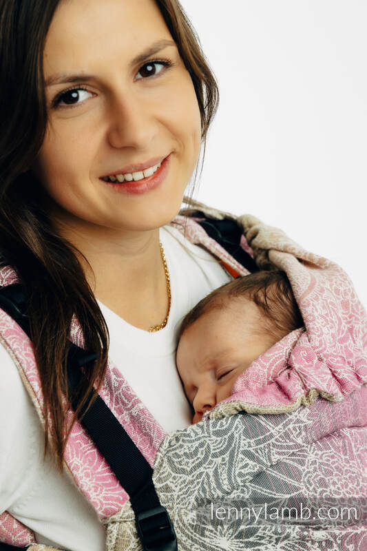 LennyUpGrade PRO - verstelbare draagzak, Maat Standaard, WILD WINE - VINEYARD  #babywearing