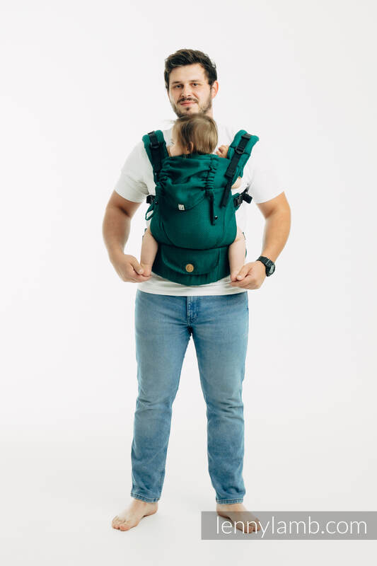 LennyUpGrade PRO - ρυθμιζόμενο μάρσιπο, Μέγεθος Κανονικό, MY FIRST - EMERALD  #babywearing