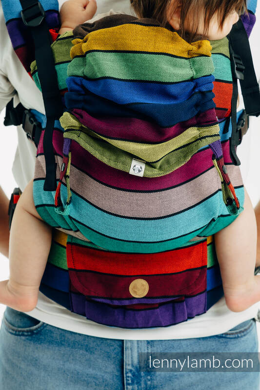 LennyUpGrade PRO Carrier, Standard Size, broken-twill weave 100% cotton - CAROUSEL OF COLORS #babywearing