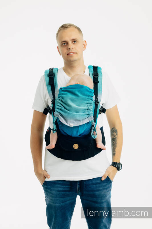 LennyUpGrade PRO - verstelbare draagzak, Maat Standaard, AIRGLOW  #babywearing