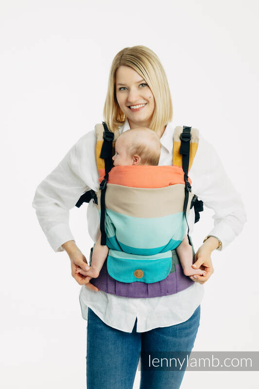 LennyUpGrade PRO Carrier, Standard Size, broken-twill weave 100% cotton - PASTELS  #babywearing