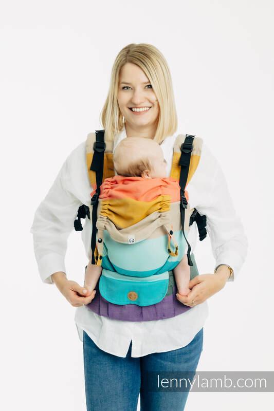 LennyUpGrade PRO Carrier, Standard Size, broken-twill weave 100% cotton - PASTELS  #babywearing