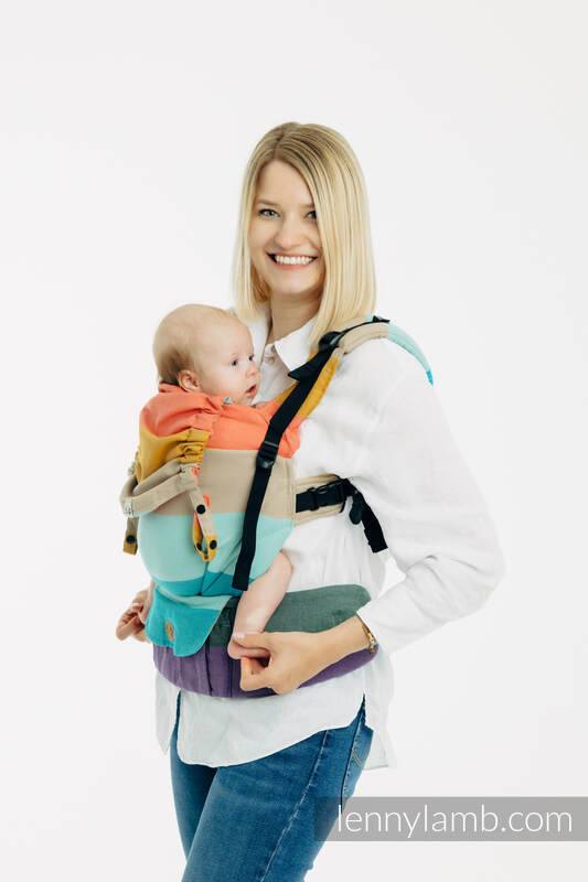 LennyUpGrade PRO Carrier, Standard Size, broken-twill weave 100% cotton - PASTELS  #babywearing