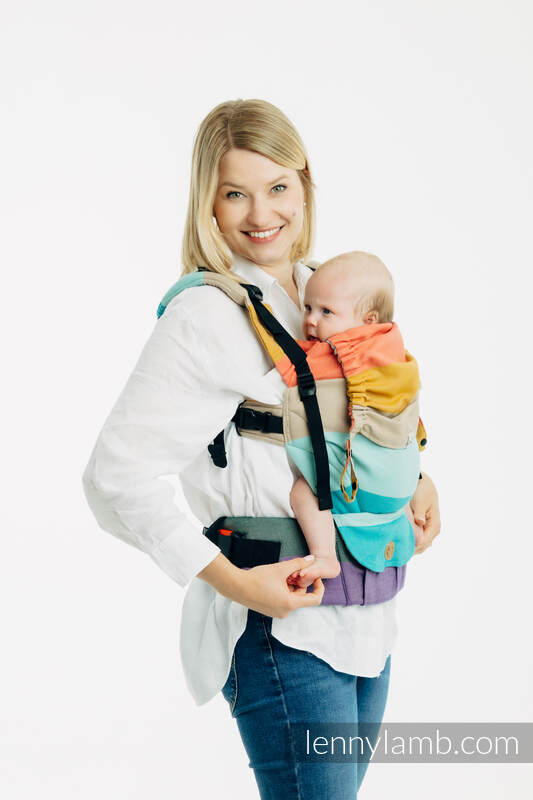 LennyUpGrade PRO Carrier, Standard Size, broken-twill weave 100% cotton - PASTELS  #babywearing