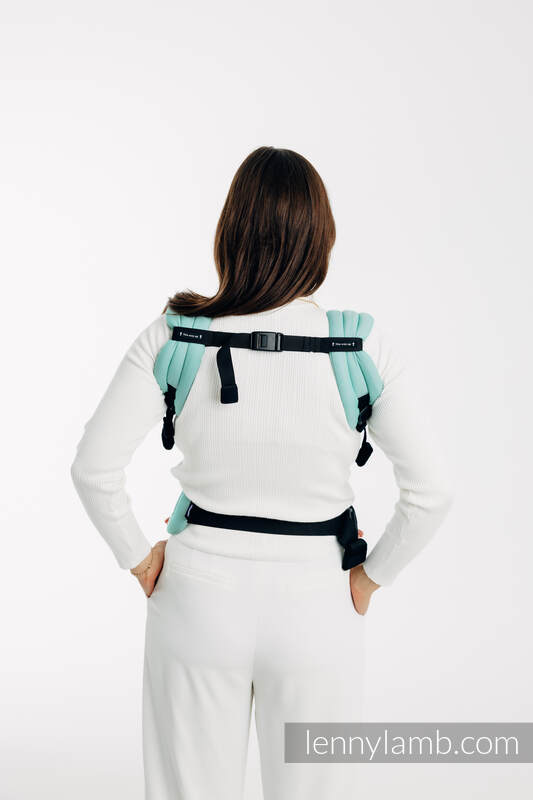 LennyLight Carrier, Standard Size, broken-twill weave 100% cotton - MATCHA #babywearing