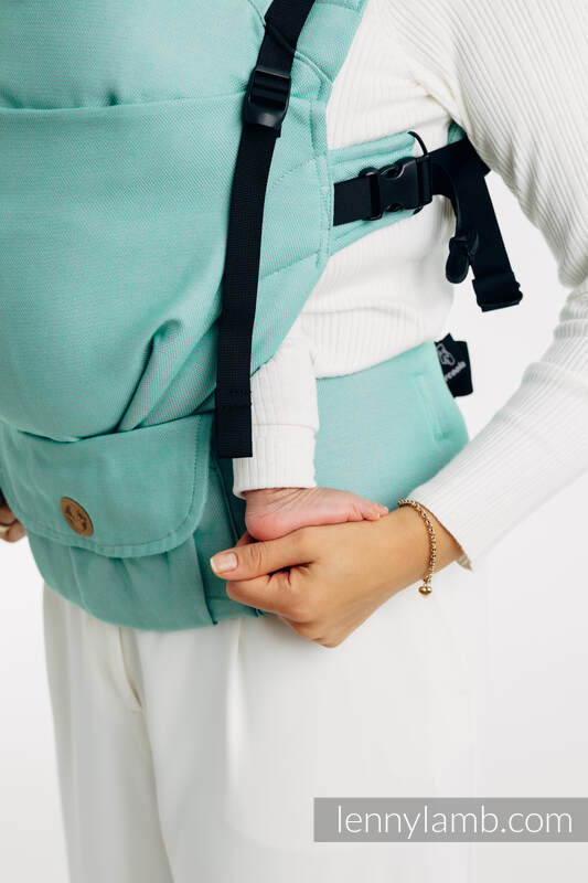 Porte-bébé LennyUpGrade PRO, taille standard, sergé brisé 100% coton - MATCHA #babywearing