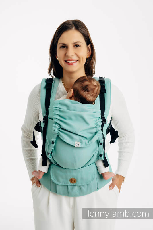 Porte-bébé LennyUpGrade PRO, taille standard, sergé brisé 100% coton - MATCHA #babywearing