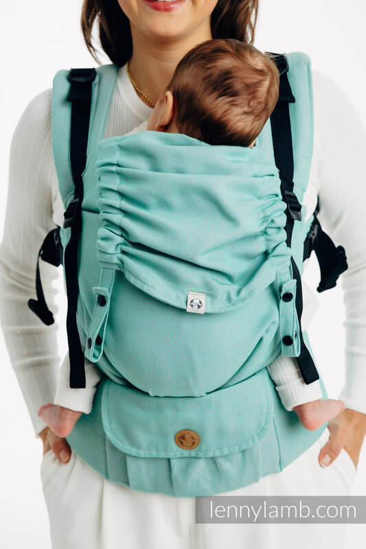 Porte-bébé LennyUpGrade PRO, taille standard, sergé brisé 100% coton - MATCHA #babywearing