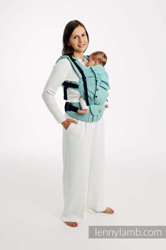 Porte-bébé LennyUpGrade PRO, taille standard, sergé brisé 100% coton - MATCHA #babywearing