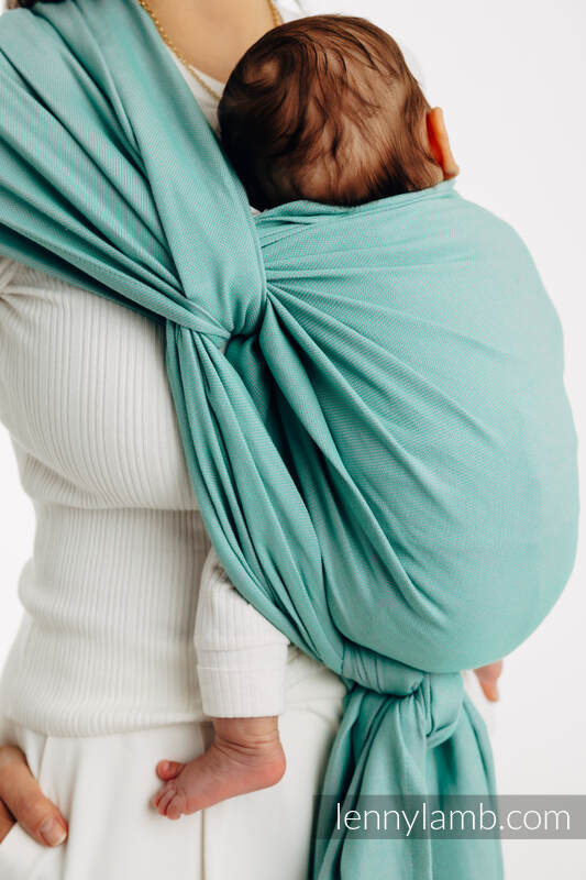 Baby Sling, Broken Twill Weave, (100% cotton) - MATCHA - size XS #babywearing