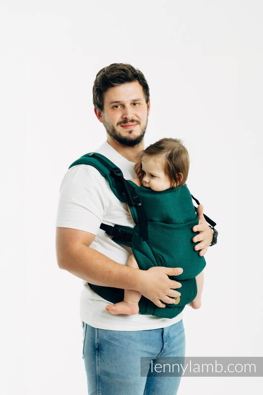 LennyUpGrade PRO - ρυθμιζόμενο μάρσιπο, Μέγεθος Κανονικό, MY FIRST - EMERALD  #babywearing