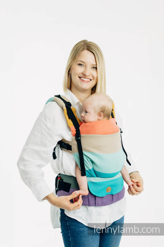 LennyUpGrade PRO Carrier, Standard Size, broken-twill weave 100% cotton - PASTELS  #babywearing
