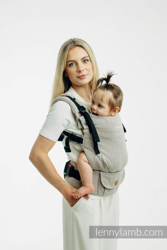 LennyUpGrade PRO Carrier, Standard Size, broken-twill weave 100% cotton - PEANUT BUTTER  #babywearing