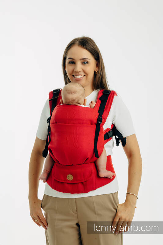 Meine erste Tragehilfe - LennyUpGrade PRO, Größe Standard, Fischgrätmuster, 100% Baumwolle - LITTLE HERRINGBONE SEDONA #babywearing