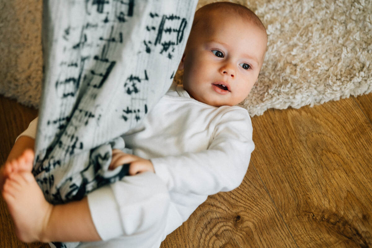 Żakardowa chusta do noszenia dzieci, 100% bawełna - MELODY - POLONAISE - rozmiar XS #babywearing