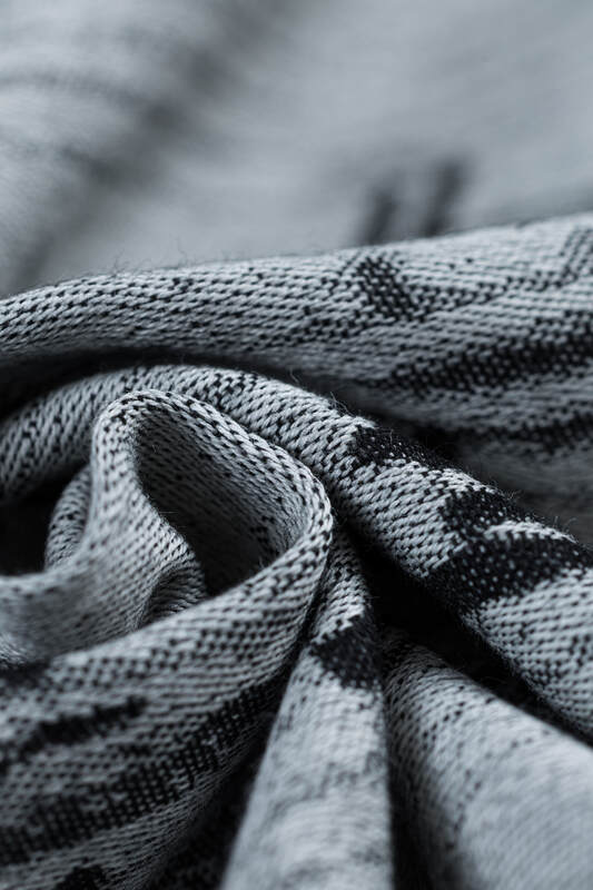 Żakardowa chusta do noszenia dzieci, 100% bawełna - MELODY - POLONAISE - rozmiar XS #babywearing