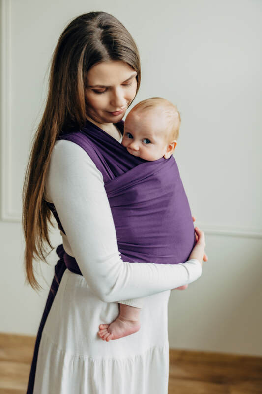 Chusta do noszenia dzieci, elastyczna - Sugilit - rozmiar standardowy 5.0 m (drugi gatunek) #babywearing