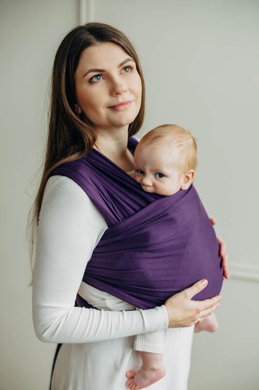 Chusta do noszenia dzieci, elastyczna - Sugilit - rozmiar standardowy 5.0 m (drugi gatunek) #babywearing