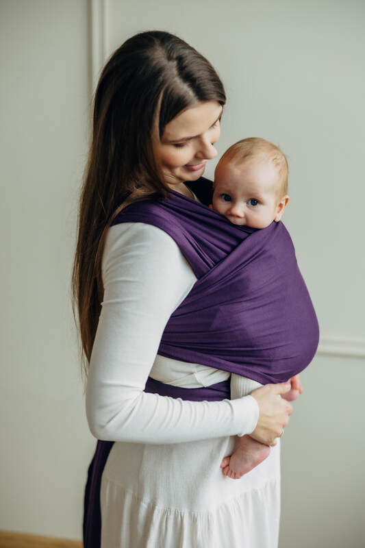 Chusta do noszenia dzieci, elastyczna - Sugilit - rozmiar standardowy 5.0 m (drugi gatunek) #babywearing