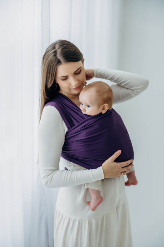 Chusta do noszenia dzieci, elastyczna - Sugilit - rozmiar standardowy 5.0 m (drugi gatunek) #babywearing