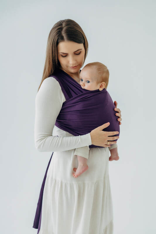 Chusta do noszenia dzieci, elastyczna - Sugilit - rozmiar standardowy 5.0 m (drugi gatunek) #babywearing