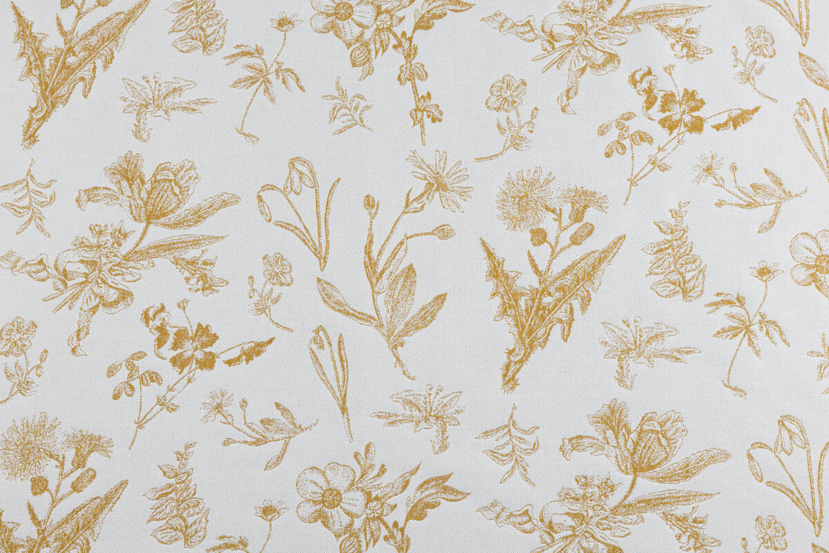 LennyUpGrade PRO Carrier, Standard Size, jacquard weave (68% cotton, 27% merino wool, 5% cashmere) - HERBARIUM - AMBRA #babywearing