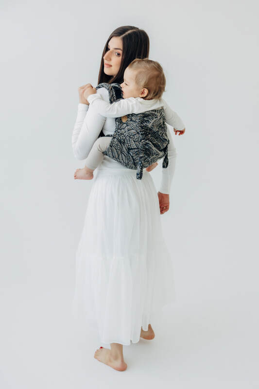 Lenny Onbuhimo PRO, misura standard, tessitura jacquard, 100% cotone - WILD SOUL - COCOON #babywearing