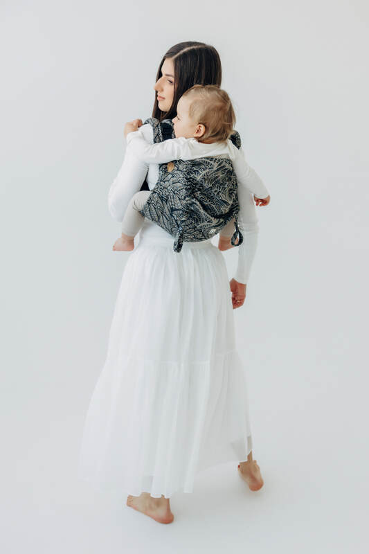 Lenny Onbuhimo PRO, misura standard, tessitura jacquard, 100% cotone - WILD SOUL - COCOON #babywearing