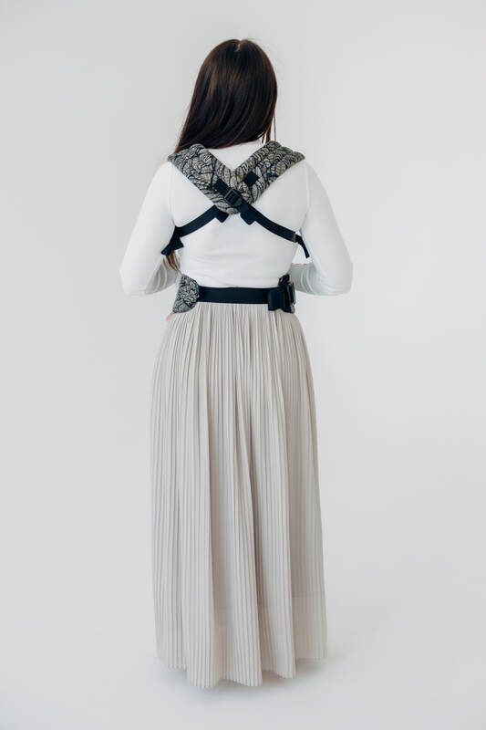 Marsupio LennyLight, misura Standard, tessitura jacquard, 100% cotone - WILD SOUL - COCOON #babywearing