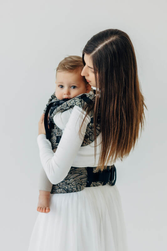 Marsupio LennyUpGrade PRO, misura Standard, tessitura jacquard, 100% cotone - WILD SOUL - COCOON #babywearing