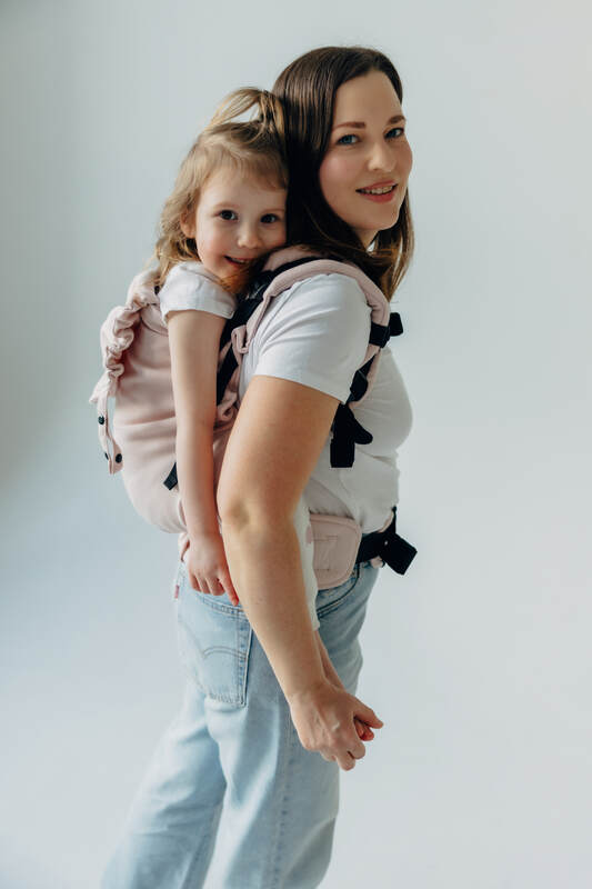 LennyPreschool Tragehilfe, Größe Preschool, Kreuzköper-Bindung, (50% Baumwolle, 50% Bambus Viskose) - MARSHMALLOW #babywearing